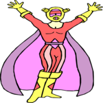 Mutant Super Hero 23 Clip Art