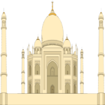 Taj Mahal 4 Clip Art