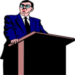 Man at Podium 7