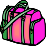 Duffle Bag 07 Clip Art