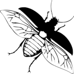 Flying Insect 01 Clip Art