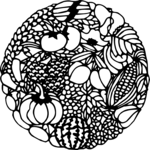 Ball of Flowers Clip Art
