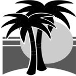 Palm Trees 01 Clip Art