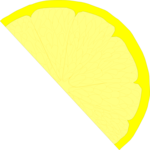Lemon Wedge 1 Clip Art