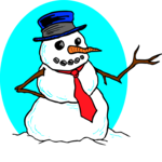 Snowman 30 Clip Art