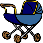Baby Carriage 2 Clip Art