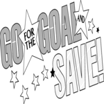 Go for the Goal & Save Clip Art