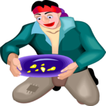 Panning For Gold 4 Clip Art