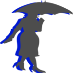 Woman with Umbrella 3