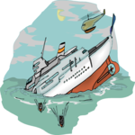 Boat Sinking Clip Art