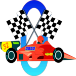 Auto Racing - Car 26 Clip Art