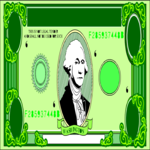 Bill - One Dollar 3 Clip Art