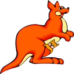 Kangaroo 5 Clip Art