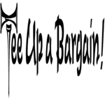Tee Up a Bargain!