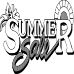 Summer Sale Title Clip Art