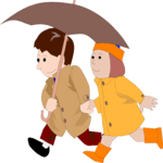 Kids & Umbrella