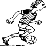 Soccer - Player 10 Clip Art