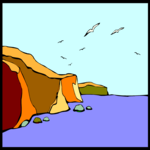 Cliffs by the Sea 1