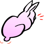 Pink Bunny Clip Art