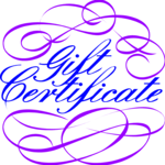 Gift Certificate 2 Clip Art