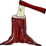 Tree Stump & Axe 2