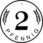 Pfennig - 2 Clip Art