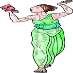 Woman Acting Clip Art