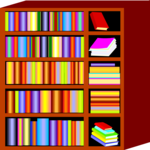 Book Shelf 6 Clip Art