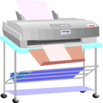 Printer 096 Clip Art