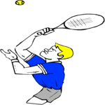 Tennis - Player 59 Clip Art