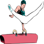 Gymnastics 16 Clip Art
