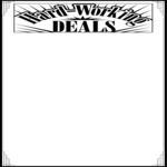 Hard-Working Deals Frame Clip Art