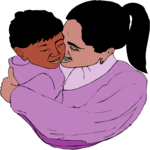 Mother & Child 5 Clip Art