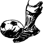 Soccer - Player 12 Clip Art