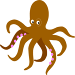 Octopus 05 Clip Art