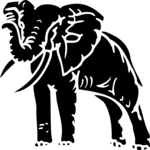 Elephant 9 Clip Art