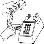 Dialing Telephone Clip Art