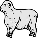 Sheep 09 Clip Art