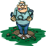 Golfer - Angry Clip Art