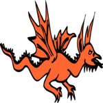 Dragon 054 Clip Art