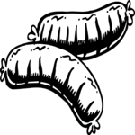 Sausage Links 6 Clip Art