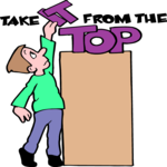 Take it From the Top Clip Art