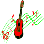 Guitar - Acoustic 07 Clip Art