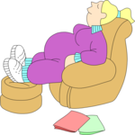 Pregnant Woman Sitting Clip Art