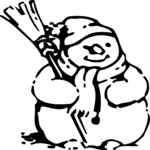 Snowman 1 Clip Art
