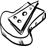 Bread & Cheese 1 Clip Art