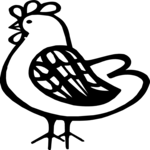 Chicken 07 Clip Art