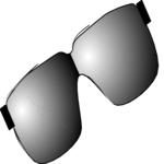 Sunglasses - Cracked Clip Art
