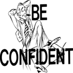 Be Confident Clip Art