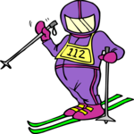 Skier 62 Clip Art